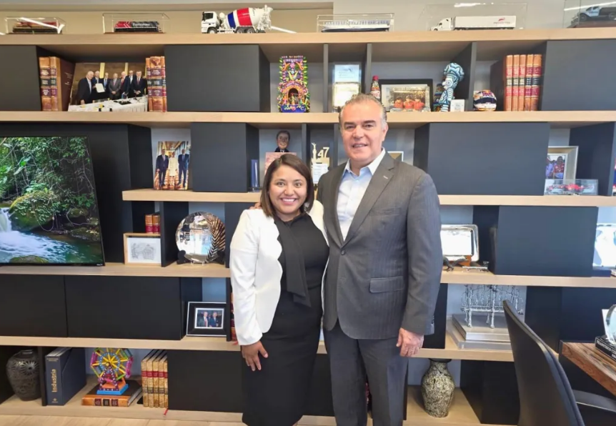 Se re&uacute;nen Evelyn S&aacute;nchez y Francisco Cervantes para impulsar la econom&iacute;a de Tijuana