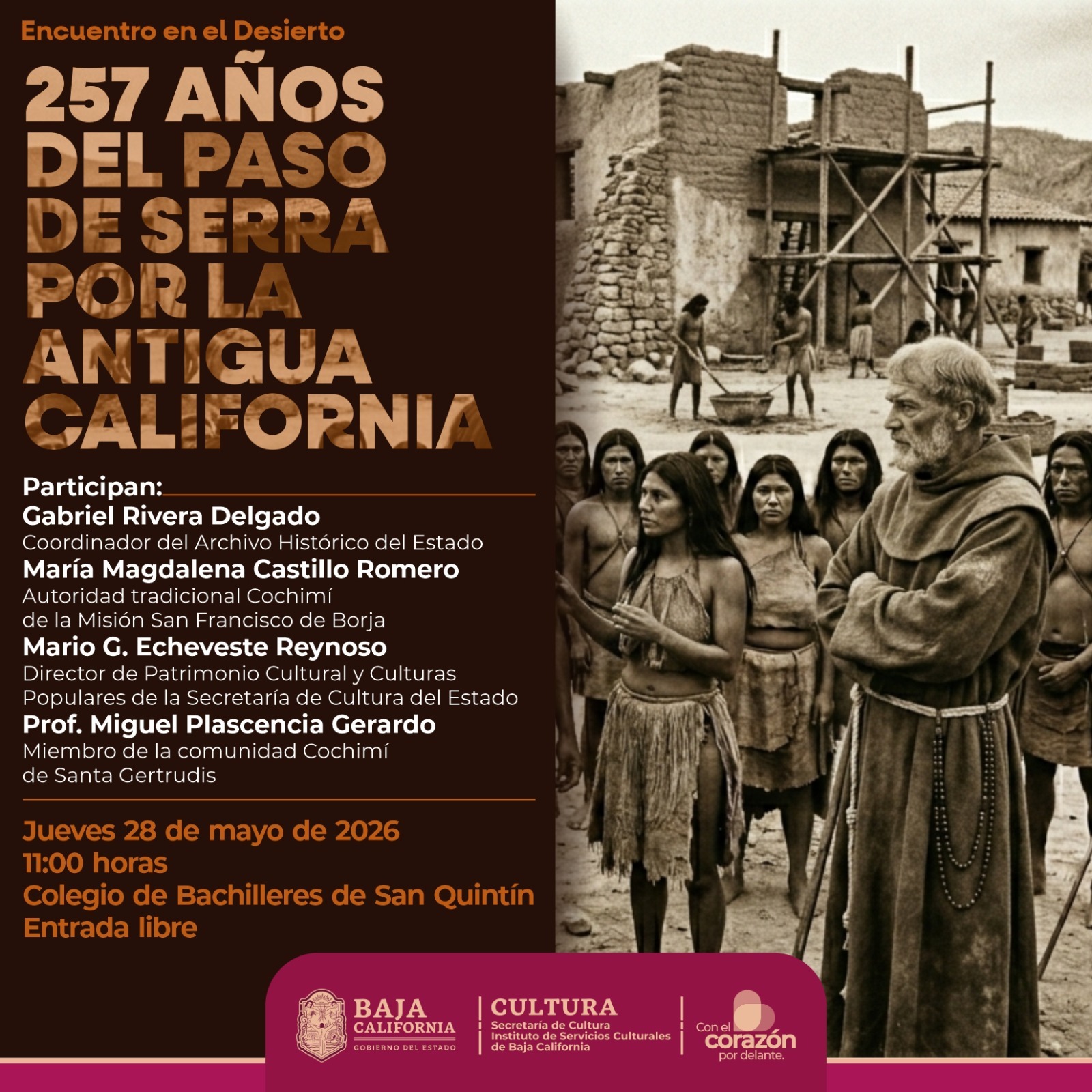 &iquest;Legado o despojo? Analizar&aacute;n impacto de Jun&iacute;pero Serra en San Quint&iacute;n