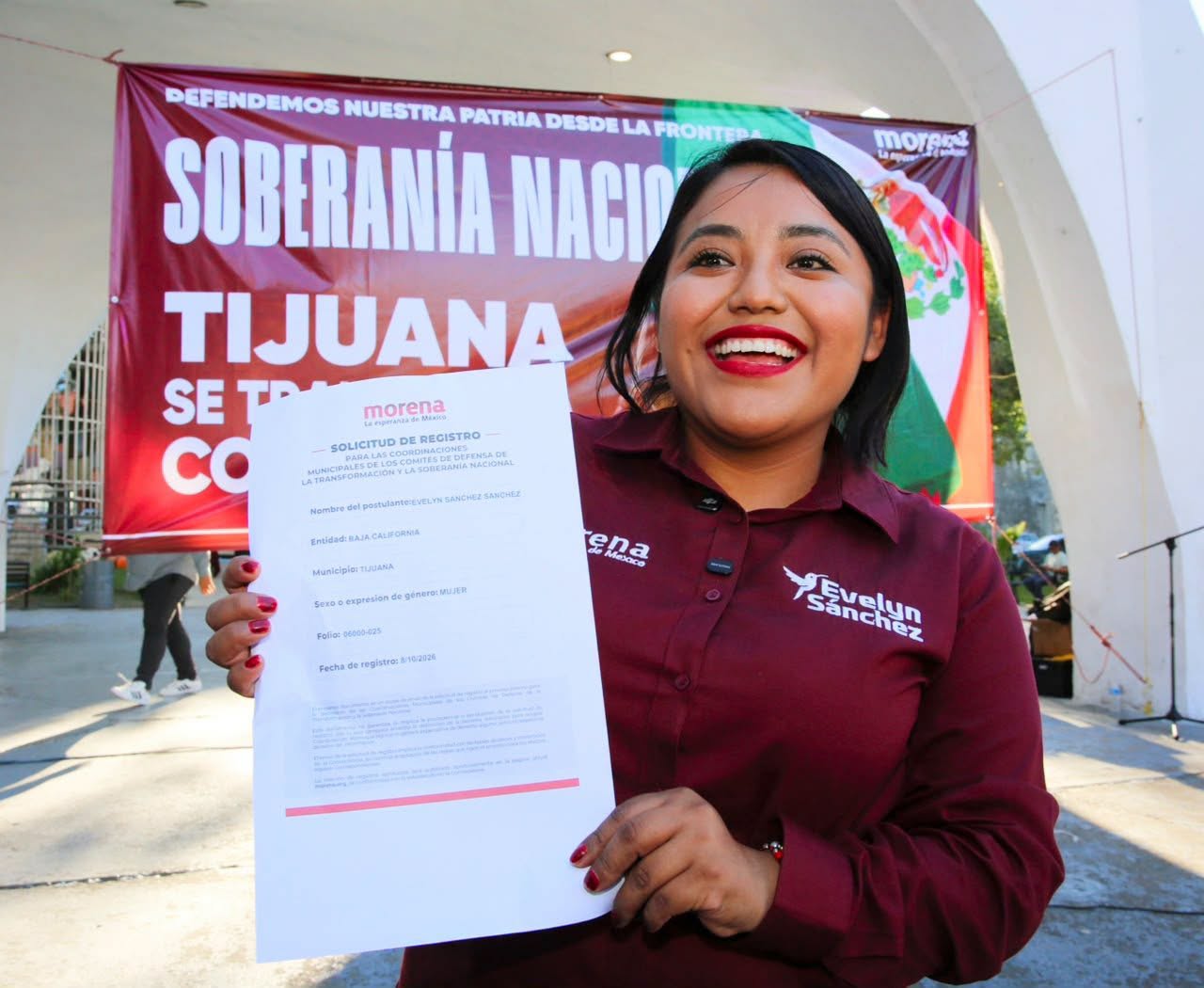 &iexcl;Unidad y consolidaci&oacute;n democr&aacute;tica! Anuncia Evelyn S&aacute;nchez su registro para Coordinar los Comit&eacute;s de la Transformaci&oacute;n en Tijuana